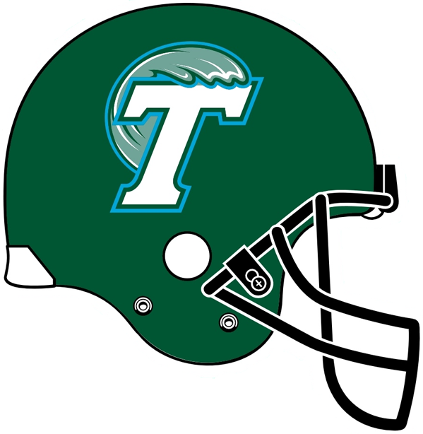 Tulane Green Wave 1998-Pres Helmet Logo iron on transfers for fabric
